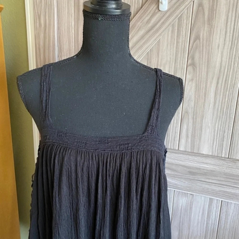 Free People black mini sundress